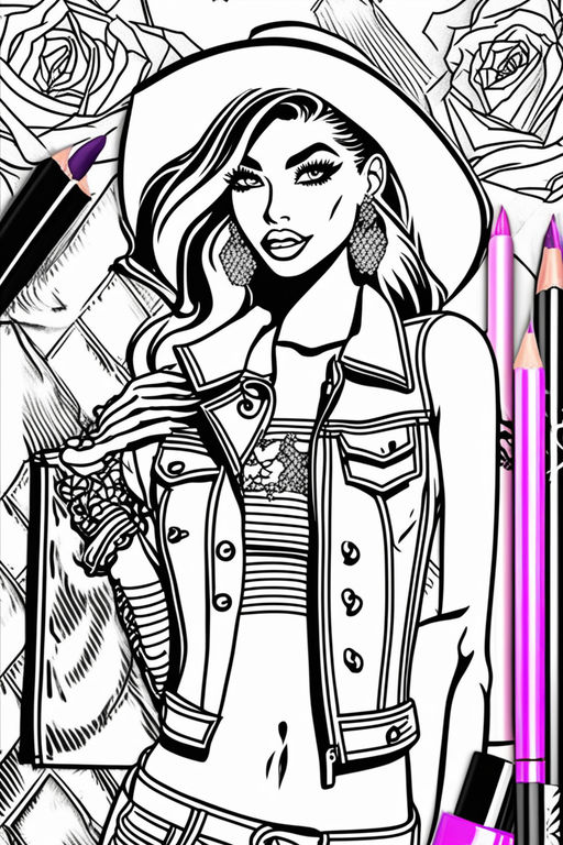 Coloring Books for Kids Ages 8-12 : Paris Fashions Coloring Book