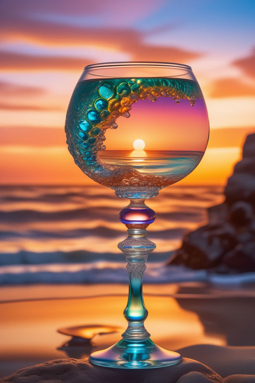 Perfume Bottle On The Beach At Sunset. 3d Rendering Free Image and  Photograph 210342904.