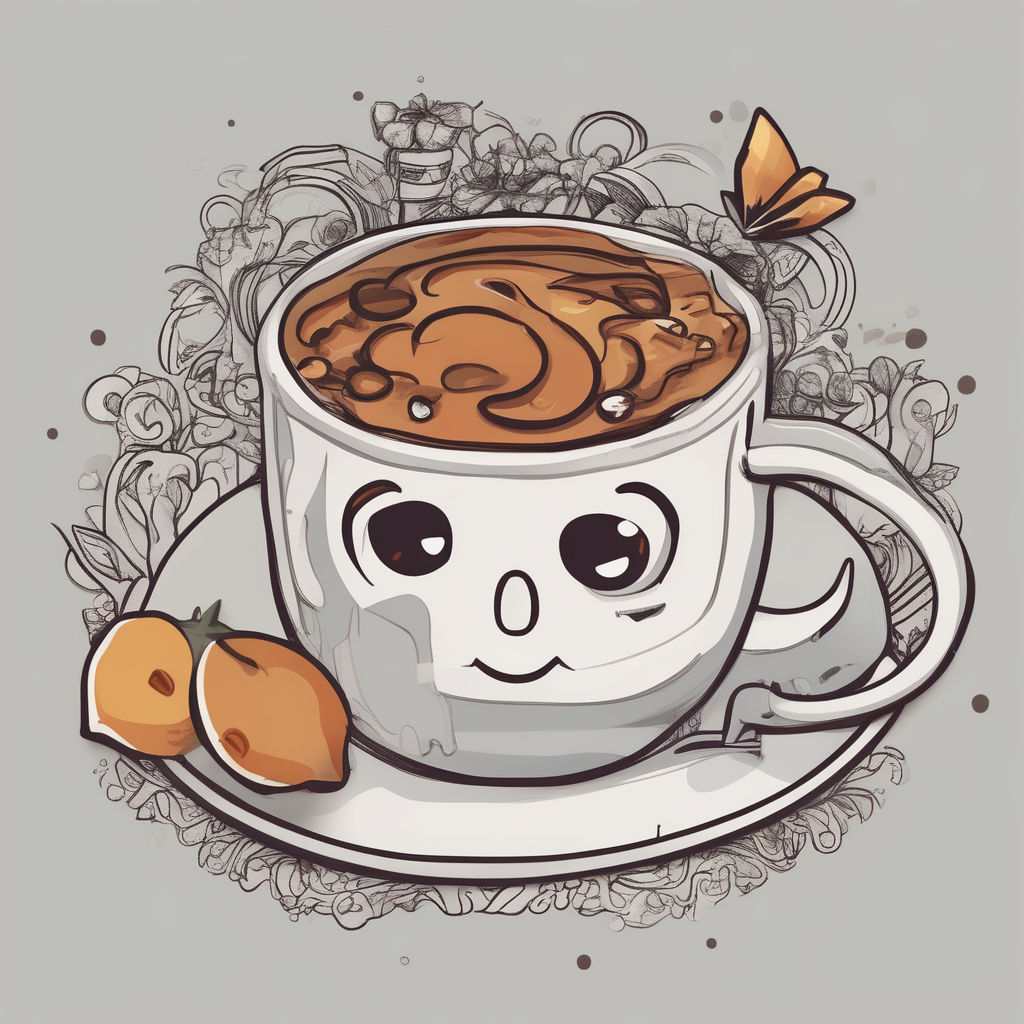 Cute Coffee Cup Illustration Graphic by MikeToon Studio · Creative Fabrica