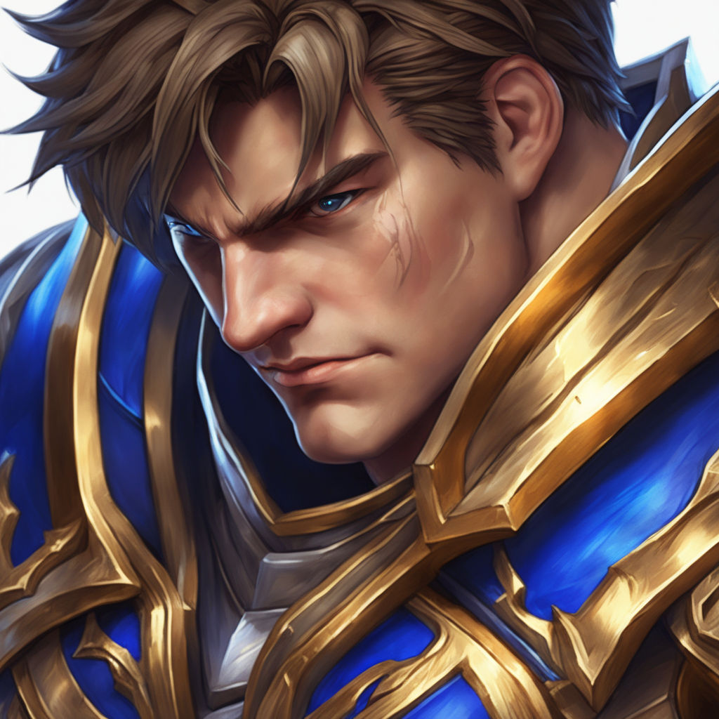 garen league of legends drawing