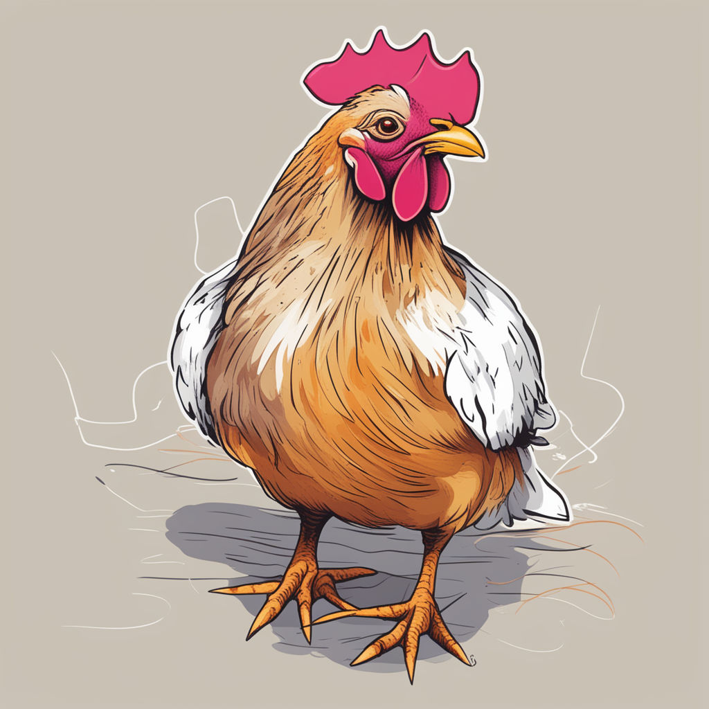 Chicken Drawing Tutorial - How to draw Chicken step by step