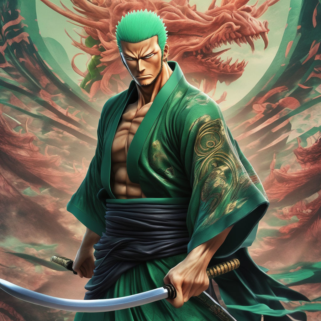 ArtStation - Zoro Wano - One Piece