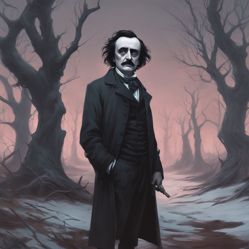 19th century illustrations for Edgar Allen Poe