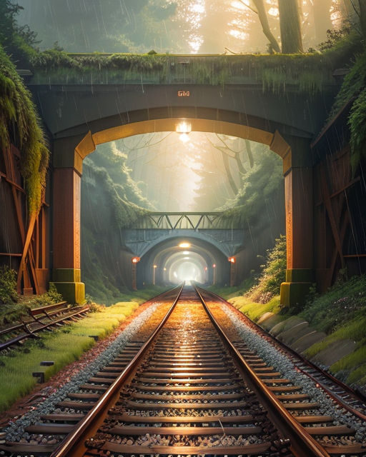 beautiful railway track wallpaper