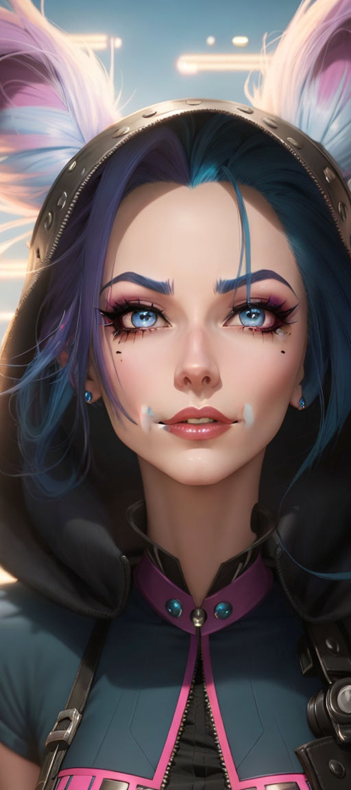 prompthunt: League of Legends Jinx, lol Jinx render as a very