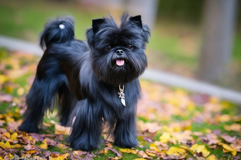 Black shih deals tzu long hair