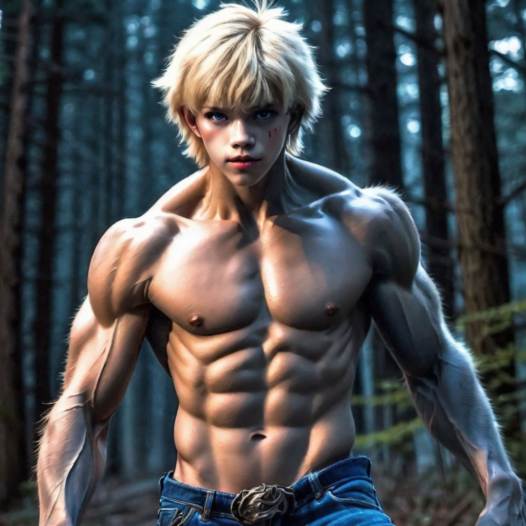 Anime man muscular - Playground