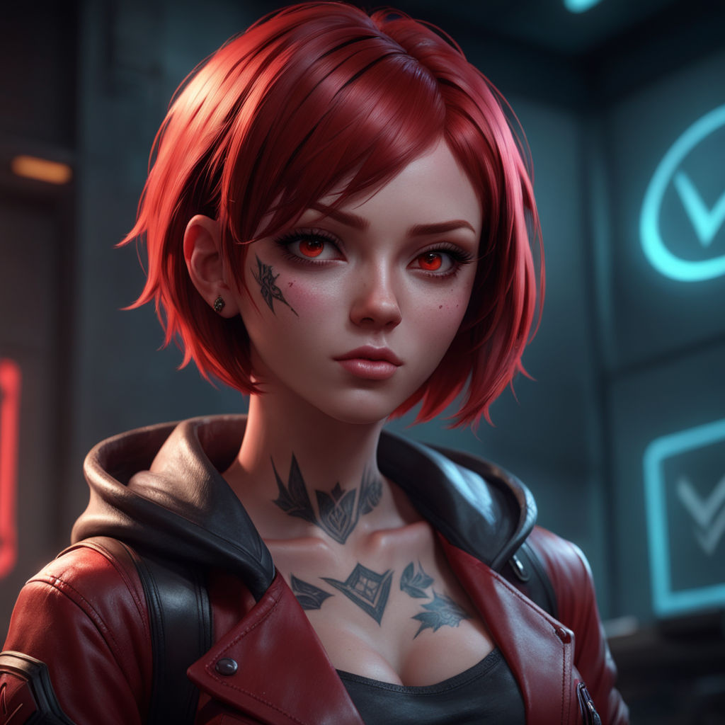 ArtStation - Bacon Hair Girl