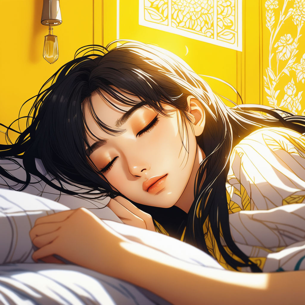 Anime Original Girl Desk Sleeping Wallpaper | Anime, Relaxing music sleep,  Cute anime character