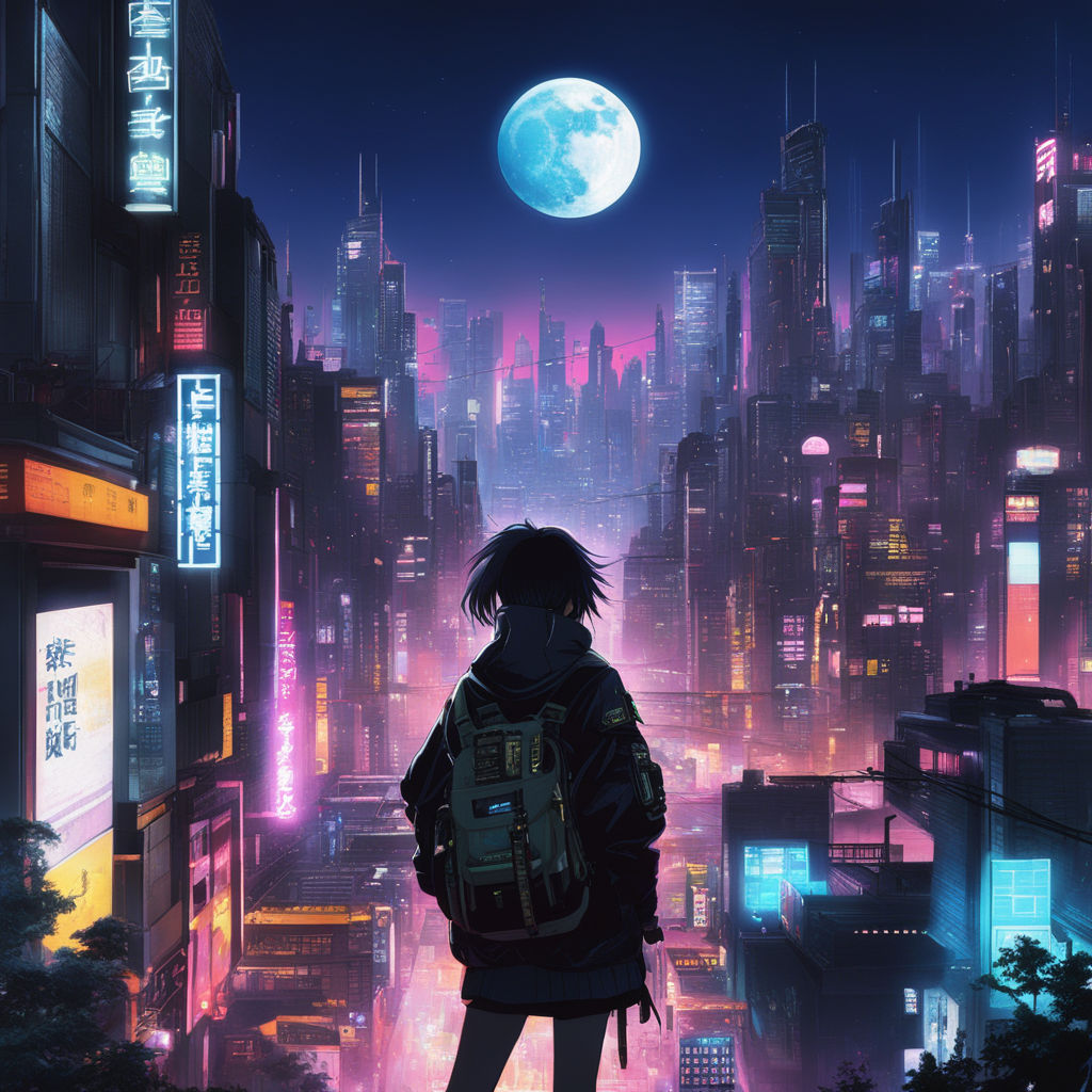 Night city anime HD wallpapers | Pxfuel