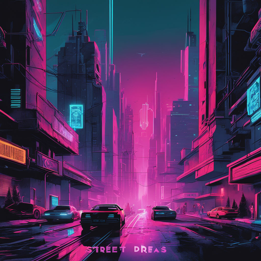 PC Wallpaper 4K - Synthwave Dreams: Embrace the Neon Night! in