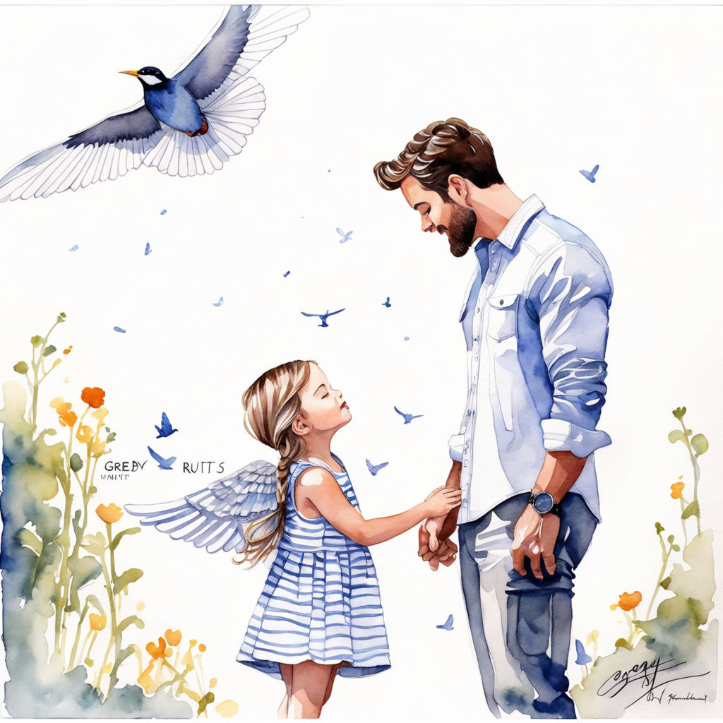 Father And Daughter Hd Transparent, Line Drawing Hand Drawn Father And  Daughter, Father Drawing, Father Sketch, Fathers Day PNG Image For Free  Download