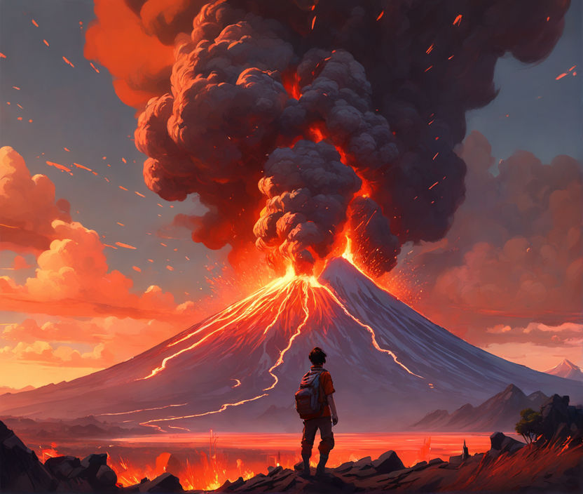 Top 162+ anime volcano eruption best - awesomeenglish.edu.vn