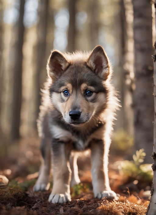 cute wolf pups