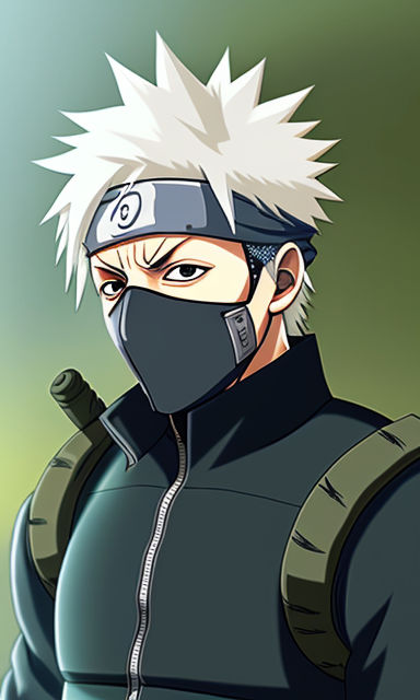 Kakashi-sensei's face?!, an art print by SnailRoyal - INPRNT