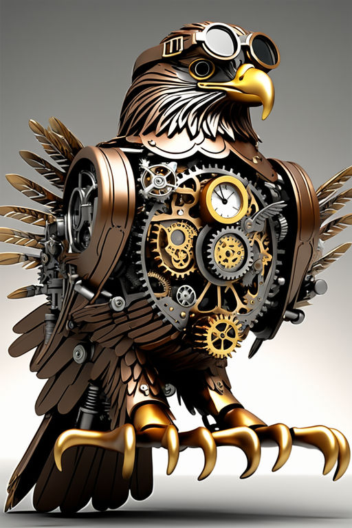 Steampunk Gearwork Clock