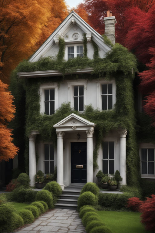 Dreamcore-like picture: a quaint house nestled in an expansive