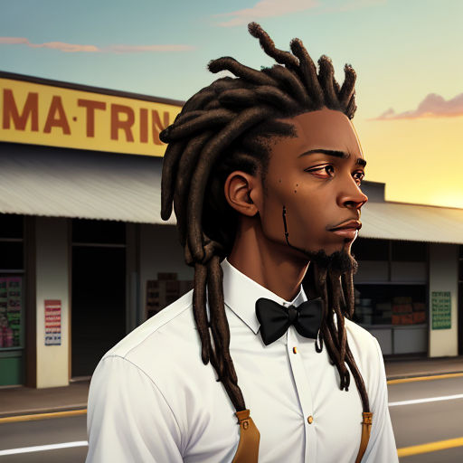Afro-americano bonito garoto africano Dread Locs Anime Naruto Desenho  altamente realista · Creative Fabrica