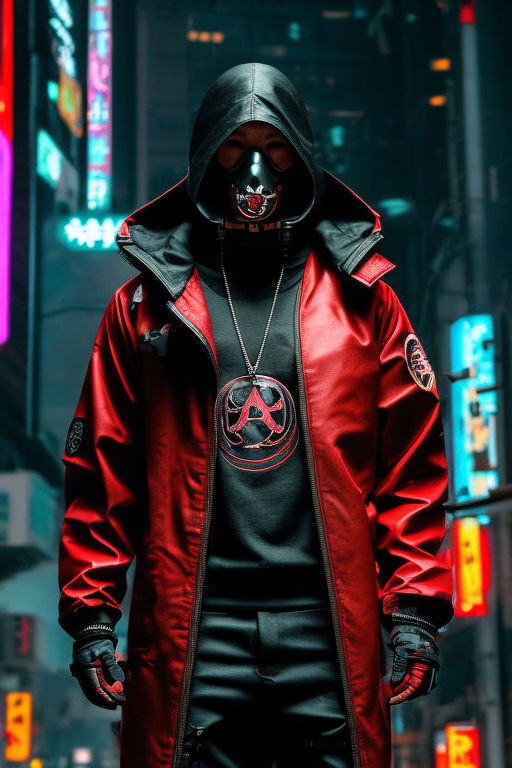 Shadow Hoodie Mens Dark Black Mask Hoodie Jacket Ninja Shinobi