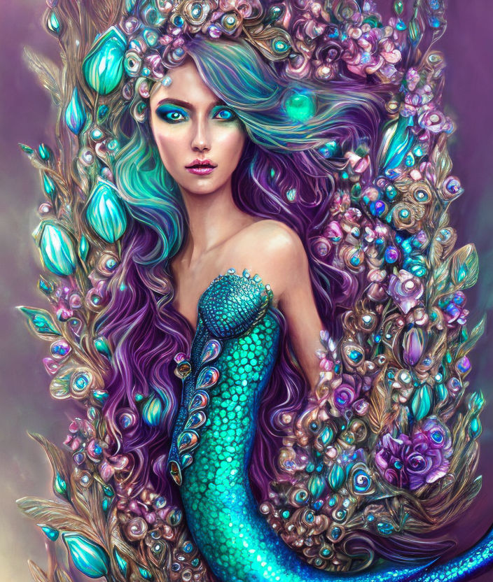 Emerald-Diamonddust-Mermaid-by-AzaleasDolls – Unique Cinque's Reveries