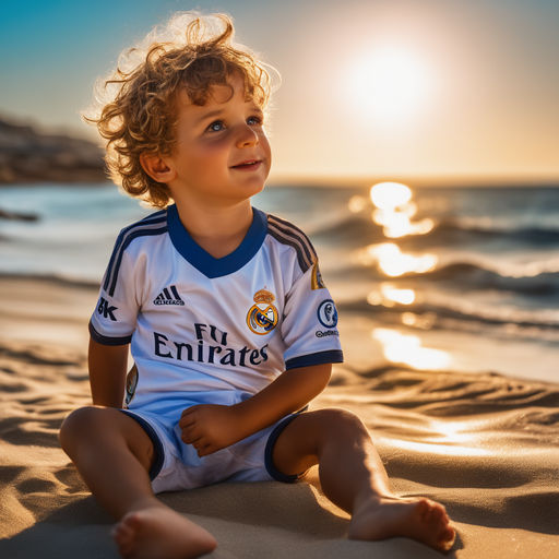 Baby Boys Large Real Madrid Ronaldo Football Jersey