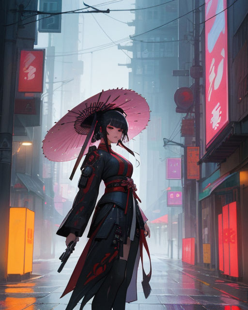 Female Samurai by MarceloSilvaArt on DeviantArt