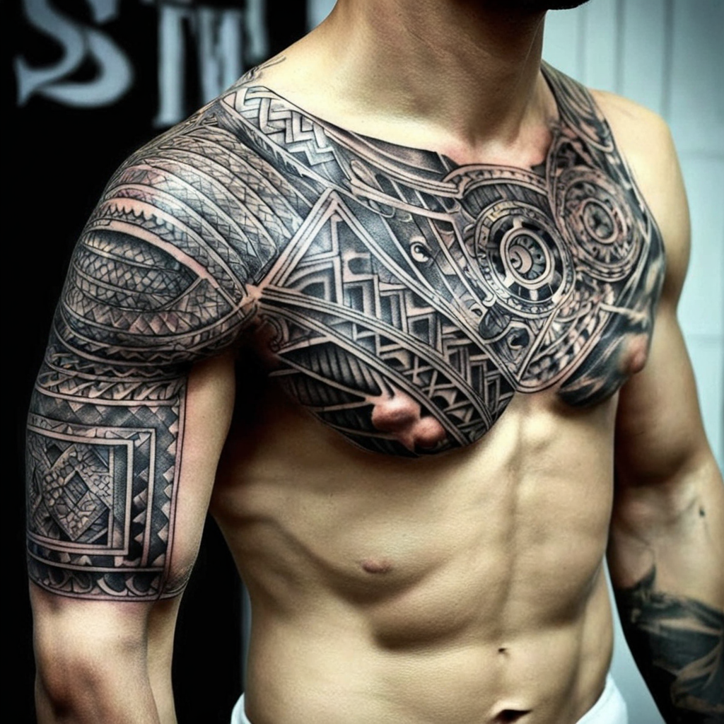 170 Popular Chest Tattoos for Men and Women