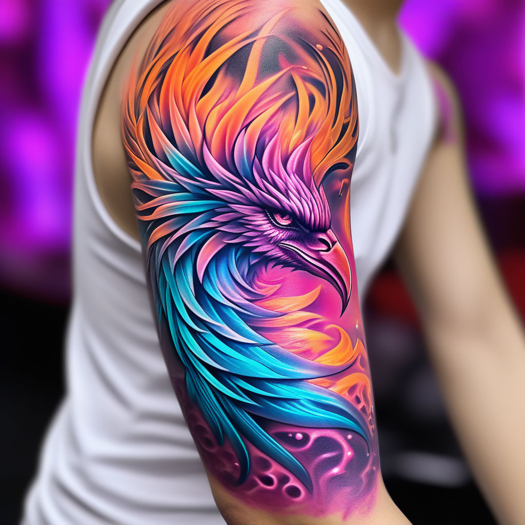 Abstract Water Color Tattoo By Female Tattooer Paper Airplane Jane - Iron  Palm Tattoos & Body Piercing