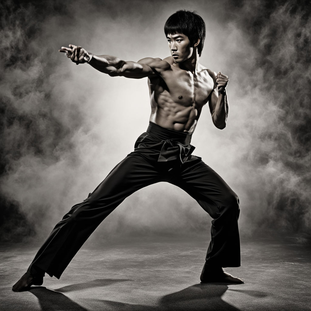 ArtStation - Bruce Lee – Pose, Way