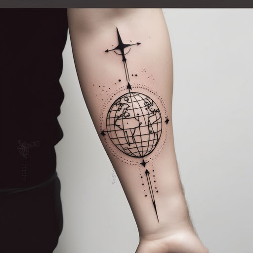 World Map Tattoo Design - Tattapic®