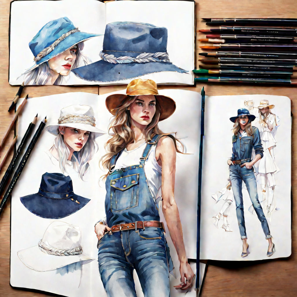 Fashion Drawing : How To Draw Classic Shirt & High-Waisted Jeans - YouTube