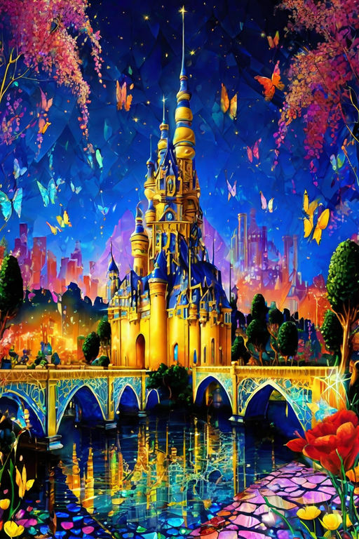 Paris Disney Castle Wallpapers on WallpaperDog