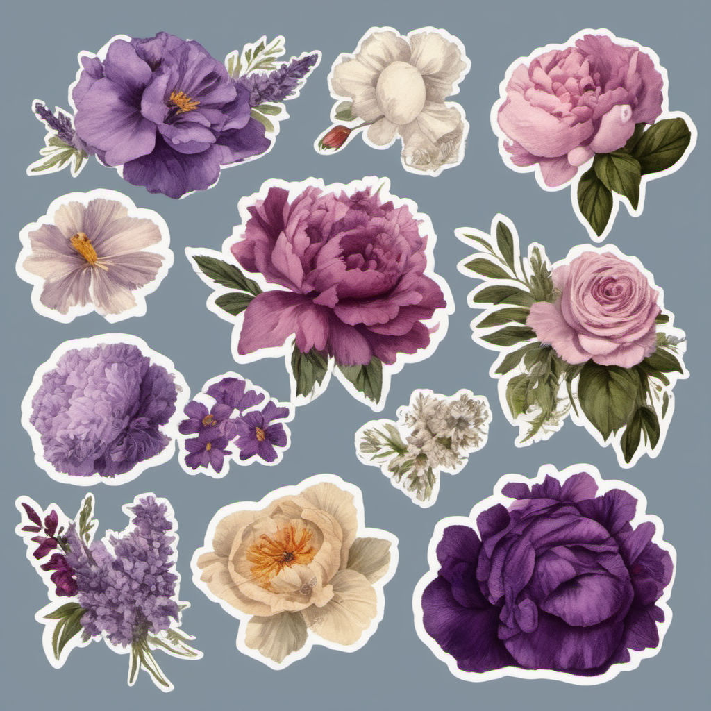 flowers sticker pattern - Playground