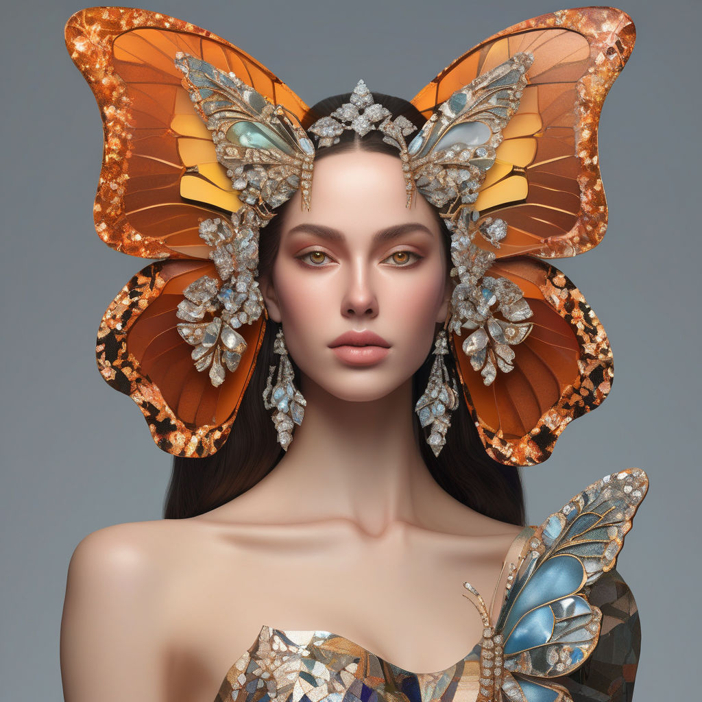 Art, Diamond Art Butterfly Queen