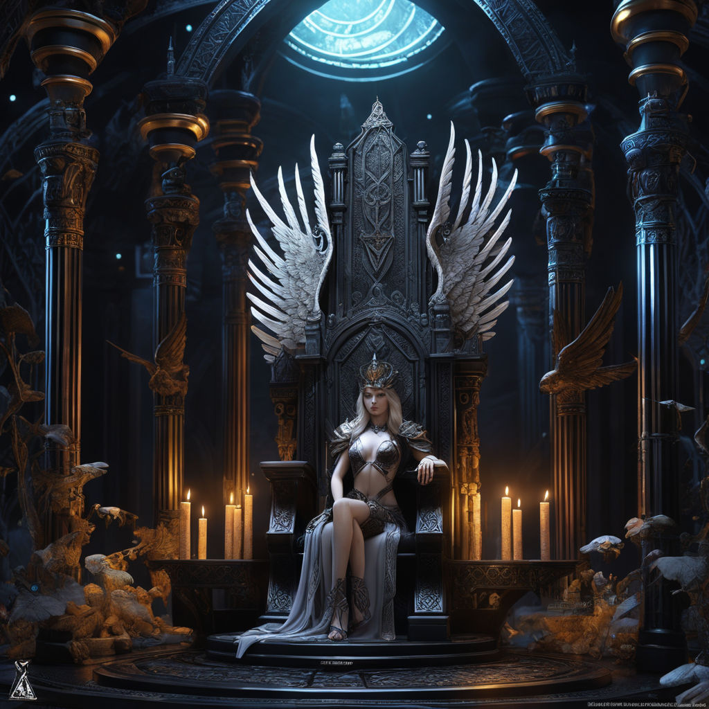 evil queen throne