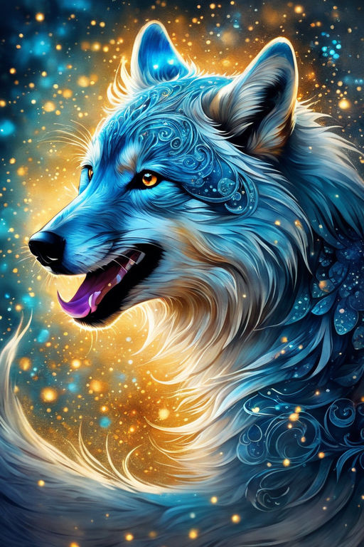 Anime Galaxy Wolf Wallpapers on WallpaperDog