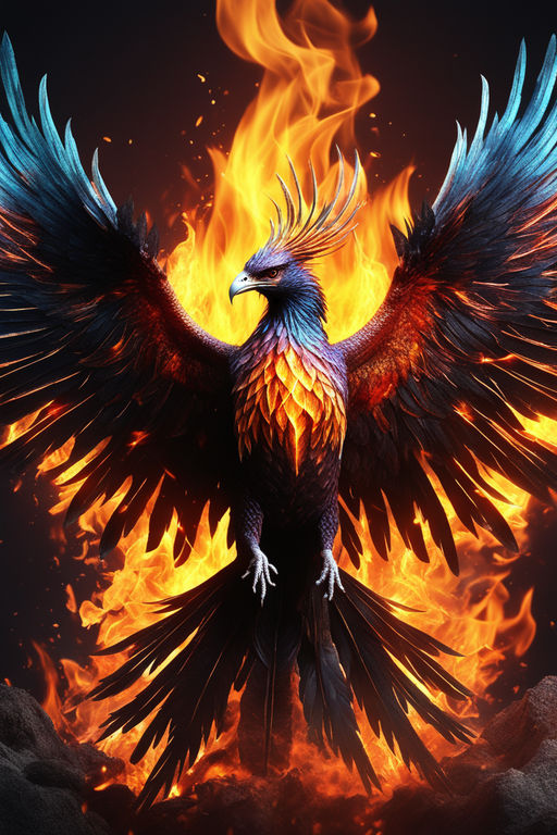 cool phoenix bird wallpaper