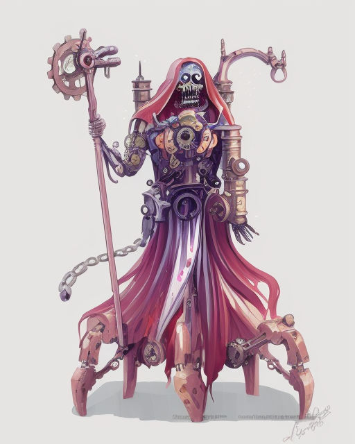 Tech Priest Litilus — shardanic: Commission for more 40k! This time a...