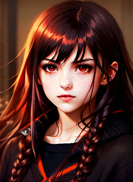 Manga Anime Drawing Emo music girl black Hair manga human png  PNGWing