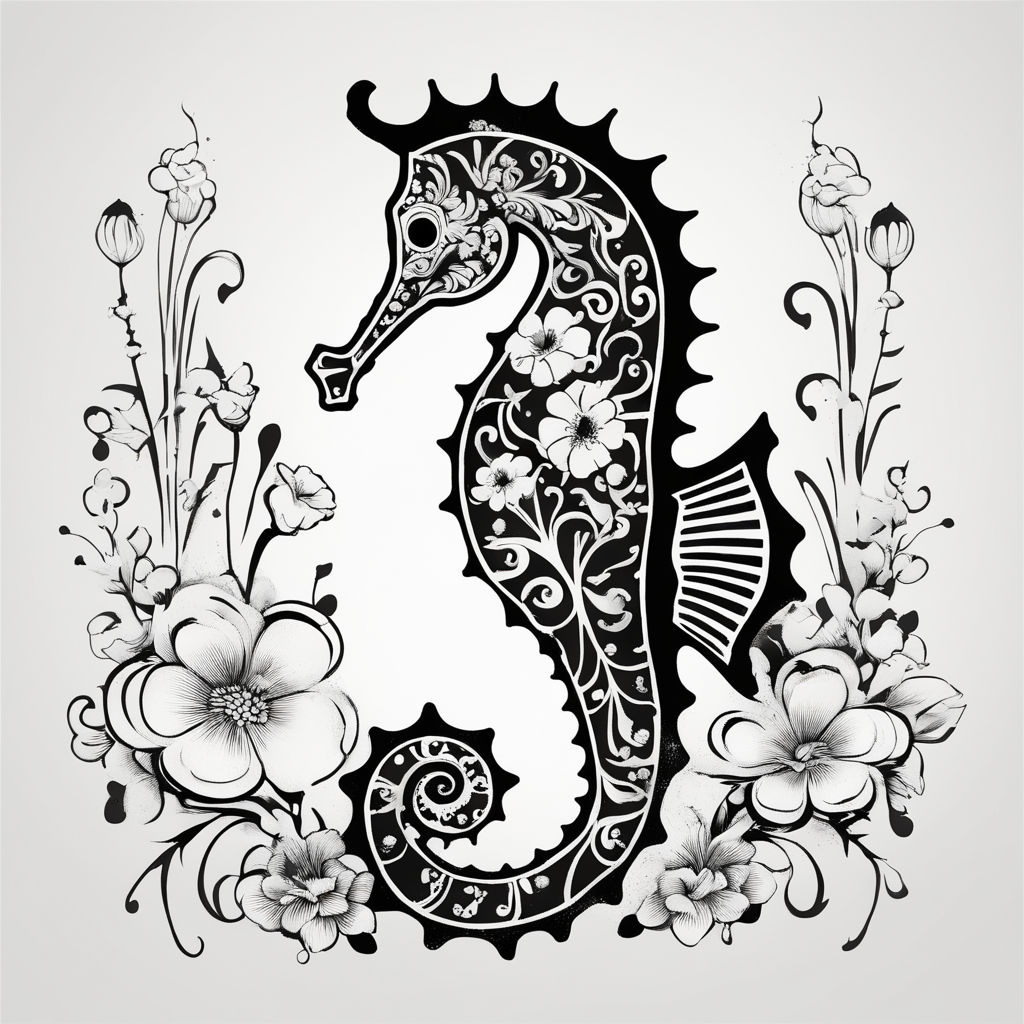 The Sweetest Sea Horse Tattoos | Ratta Tattoo