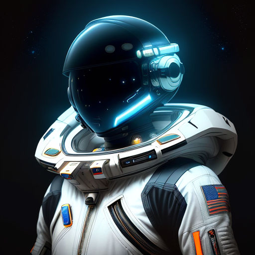 astronaut futuristic design