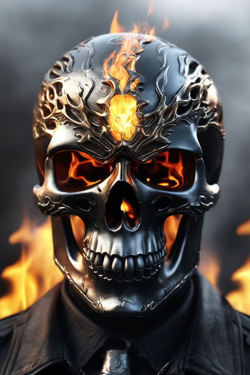 ghost rider face wallpaper