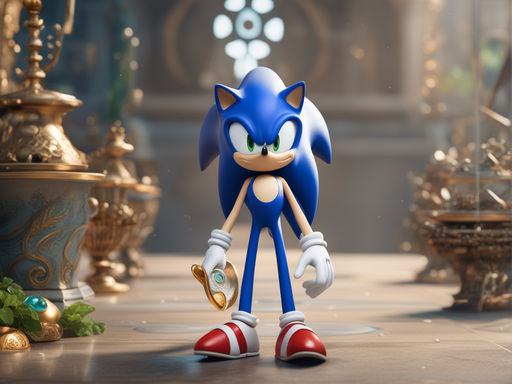 hyper realistic sonic the hedgehog