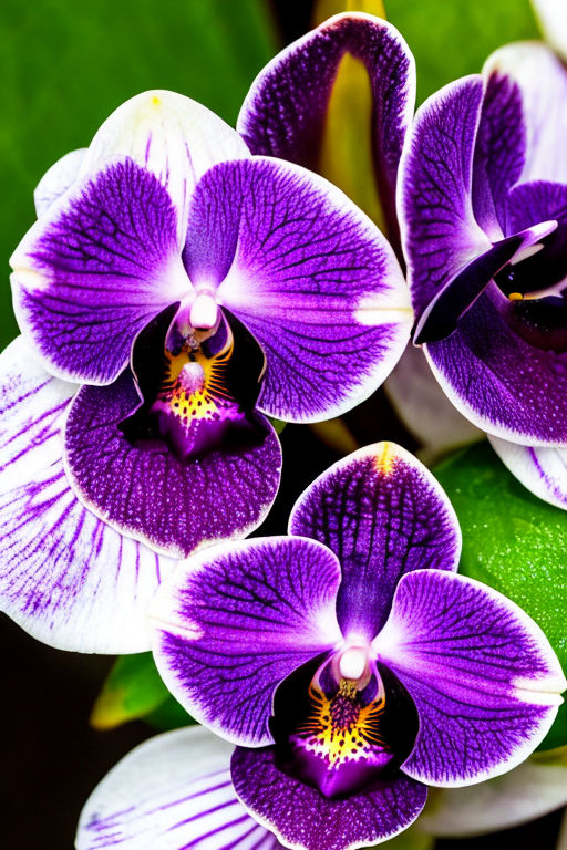 black spots on orchid flowers