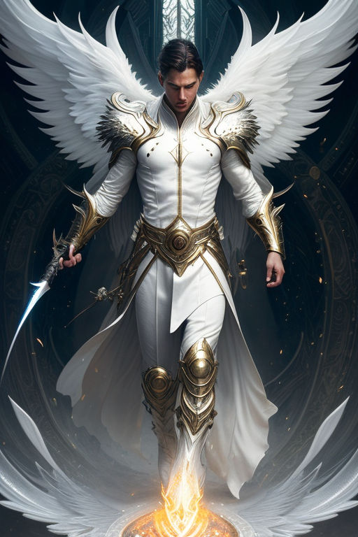 male warrior angel