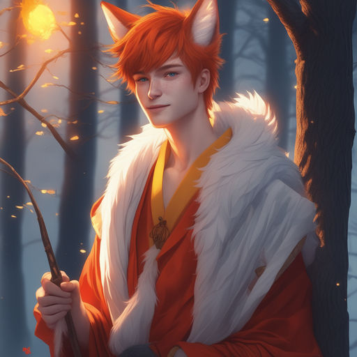 anime kitsune male