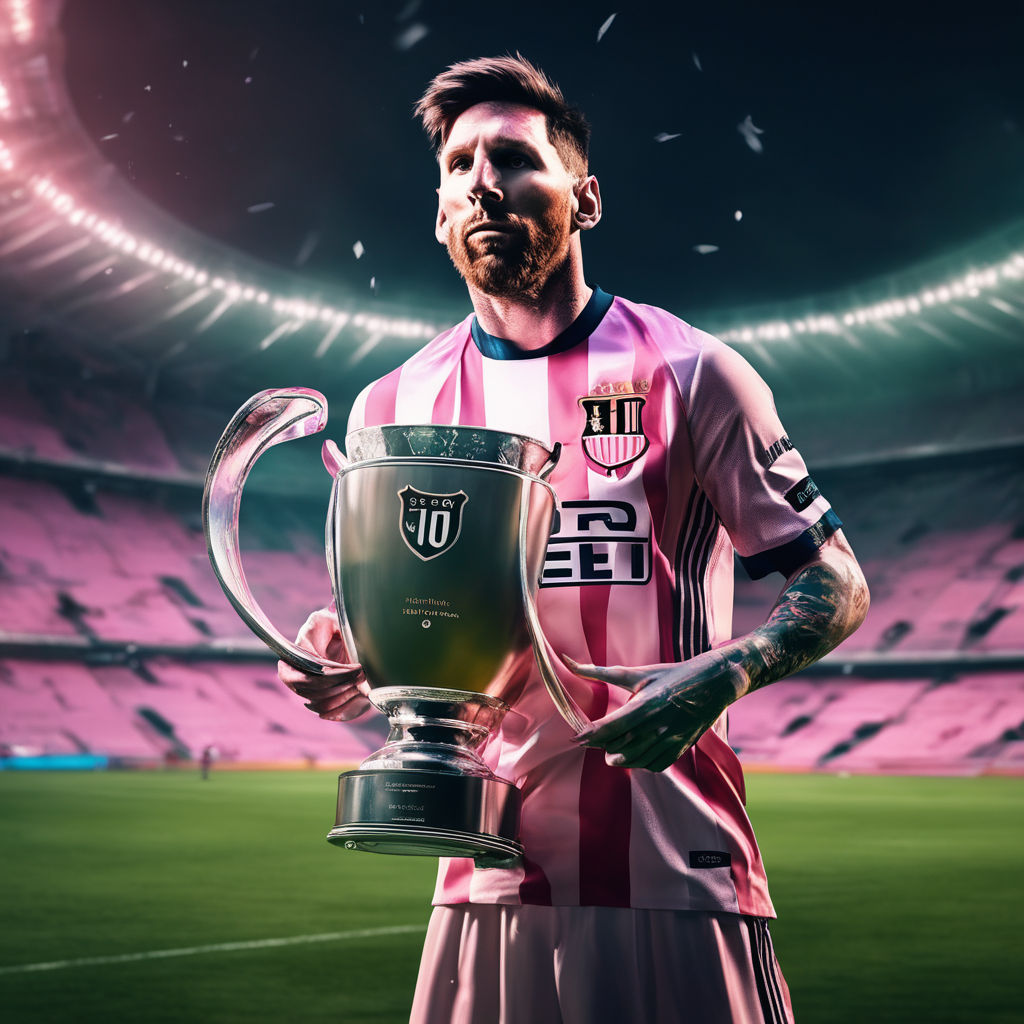 ArtStation - Messi Argentina Home Authentic Jersey World Cup