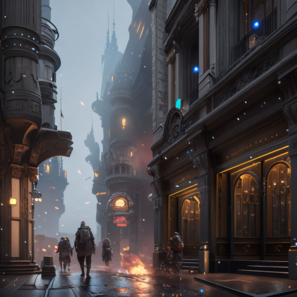 prompthunt: a cyberpunk street scene with neon lights, raining, cinematic,  atmospheric lighting, 4k uhd wallpaper, digital art trending on artstation