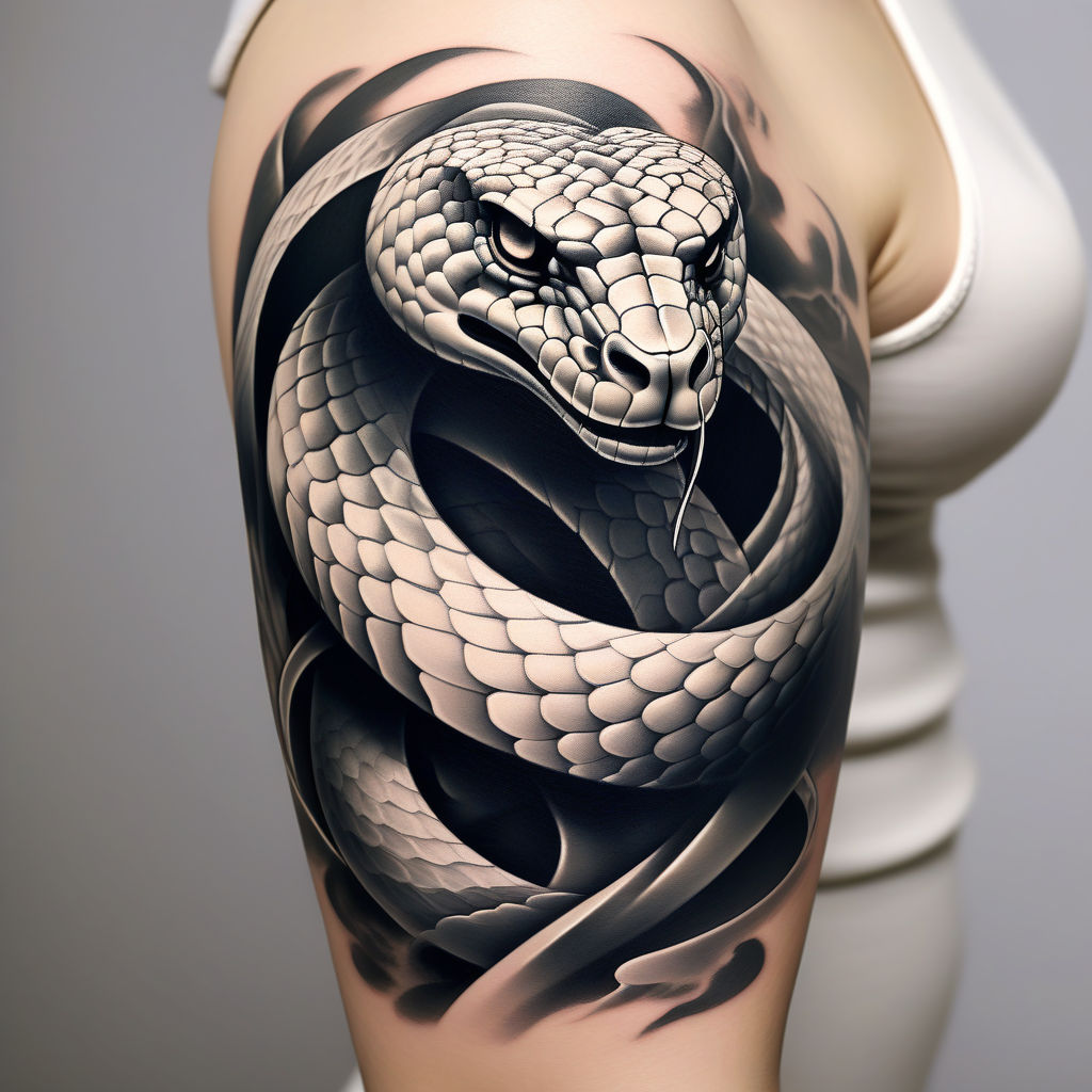 85 Snake Tattoos That May Have You Wrapping Around The Idea | Bored Panda