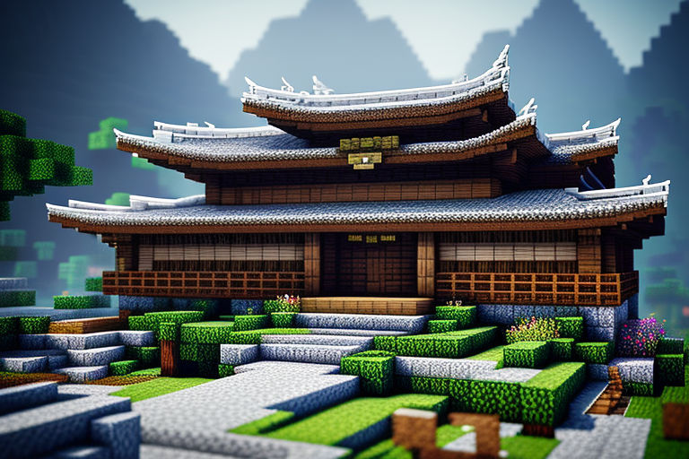 Minecraft Pagoda / Dojo  Minecraft, Minecraft designs, Minecraft houses  blueprints